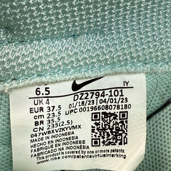 Nike  Dunk Low Twist 'Jade Ice' sneaker shoes womens size 6.5 - Picture 7 of 8